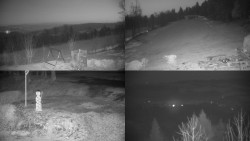 Sdružený snímek okolí chaty Myslivna