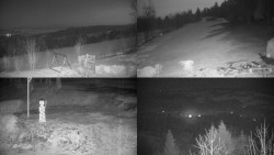 Sdružený snímek okolí chaty Myslivna