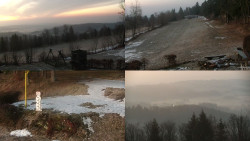 Sdružený snímek okolí chaty Myslivna