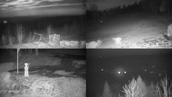 Sdružený snímek okolí chaty Myslivna