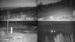 Sdružený snímek okolí chaty Myslivna