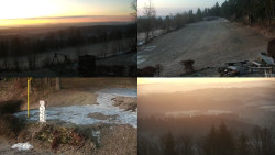 Sdružený snímek okolí chaty Myslivna