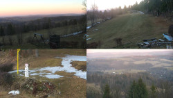 Sdružený snímek okolí chaty Myslivna