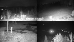 Sdružený snímek okolí chaty Myslivna