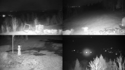 Sdružený snímek okolí chaty Myslivna