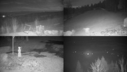 Sdružený snímek okolí chaty Myslivna