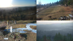 Sdružený snímek okolí chaty Myslivna