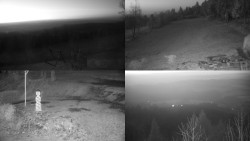 Sdružený snímek okolí chaty Myslivna