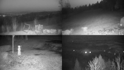 Sdružený snímek okolí chaty Myslivna