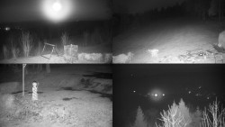 Sdružený snímek okolí chaty Myslivna