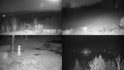 Sdružený snímek okolí chaty Myslivna