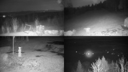 Sdružený snímek okolí chaty Myslivna