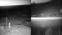 Sdružený snímek okolí chaty Myslivna