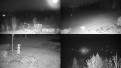 Sdružený snímek okolí chaty Myslivna