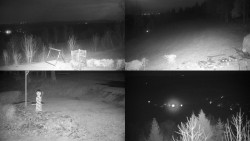 Sdružený snímek okolí chaty Myslivna