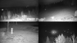 Sdružený snímek okolí chaty Myslivna