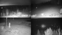 Sdružený snímek okolí chaty Myslivna