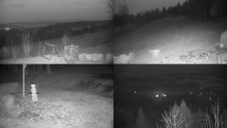 Sdružený snímek okolí chaty Myslivna