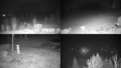 Sdružený snímek okolí chaty Myslivna