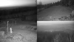 Sdružený snímek okolí chaty Myslivna