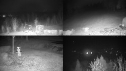 Sdružený snímek okolí chaty Myslivna