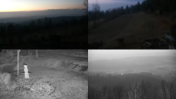 Sdružený snímek okolí chaty Myslivna