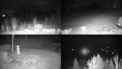 Sdružený snímek okolí chaty Myslivna