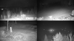 Sdružený snímek okolí chaty Myslivna