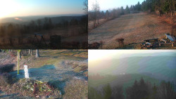 Sdružený snímek okolí chaty Myslivna