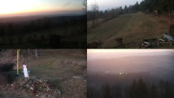 Sdružený snímek okolí chaty Myslivna