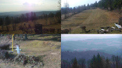 Sdružený snímek okolí chaty Myslivna