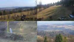 Sdružený snímek okolí chaty Myslivna