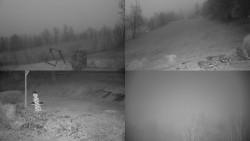 Sdružený snímek okolí chaty Myslivna