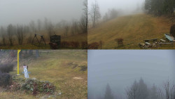 Sdružený snímek okolí chaty Myslivna