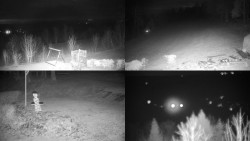 Sdružený snímek okolí chaty Myslivna