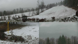 Sdružený snímek okolí chaty Myslivna