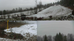 Sdružený snímek okolí chaty Myslivna