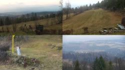 Sdružený snímek okolí chaty Myslivna