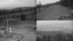 Sdružený snímek okolí chaty Myslivna