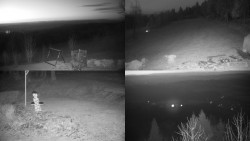 Sdružený snímek okolí chaty Myslivna