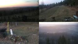 Sdružený snímek okolí chaty Myslivna