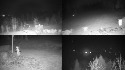 Sdružený snímek okolí chaty Myslivna