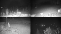 Sdružený snímek okolí chaty Myslivna