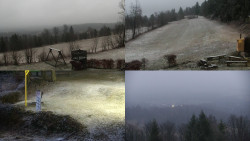 Sdružený snímek okolí chaty Myslivna