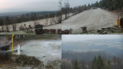 Sdružený snímek okolí chaty Myslivna