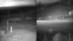 Sdružený snímek okolí chaty Myslivna