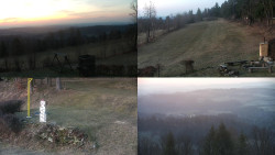 Sdružený snímek okolí chaty Myslivna