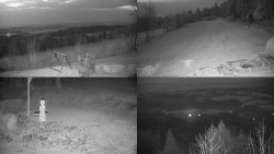 Sdružený snímek okolí chaty Myslivna