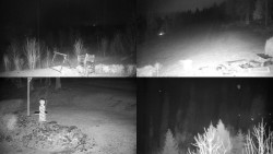 Sdružený snímek okolí chaty Myslivna