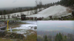 Sdružený snímek okolí chaty Myslivna